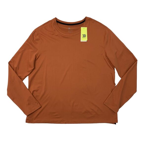 All In Motion Shirt Mens XL Extra Large Spice Performance Long Sleeve Quick Dry - Picture 1 of 12